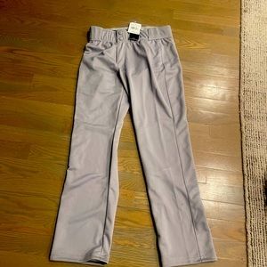 Brand New Your Large adidas baseball pants in gray-elastic and belt option